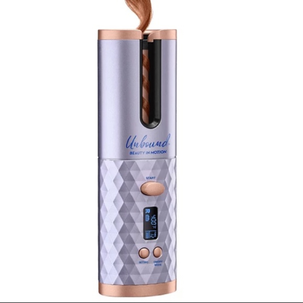 Unbound Rechargeable Cordless Auto Curling Iron